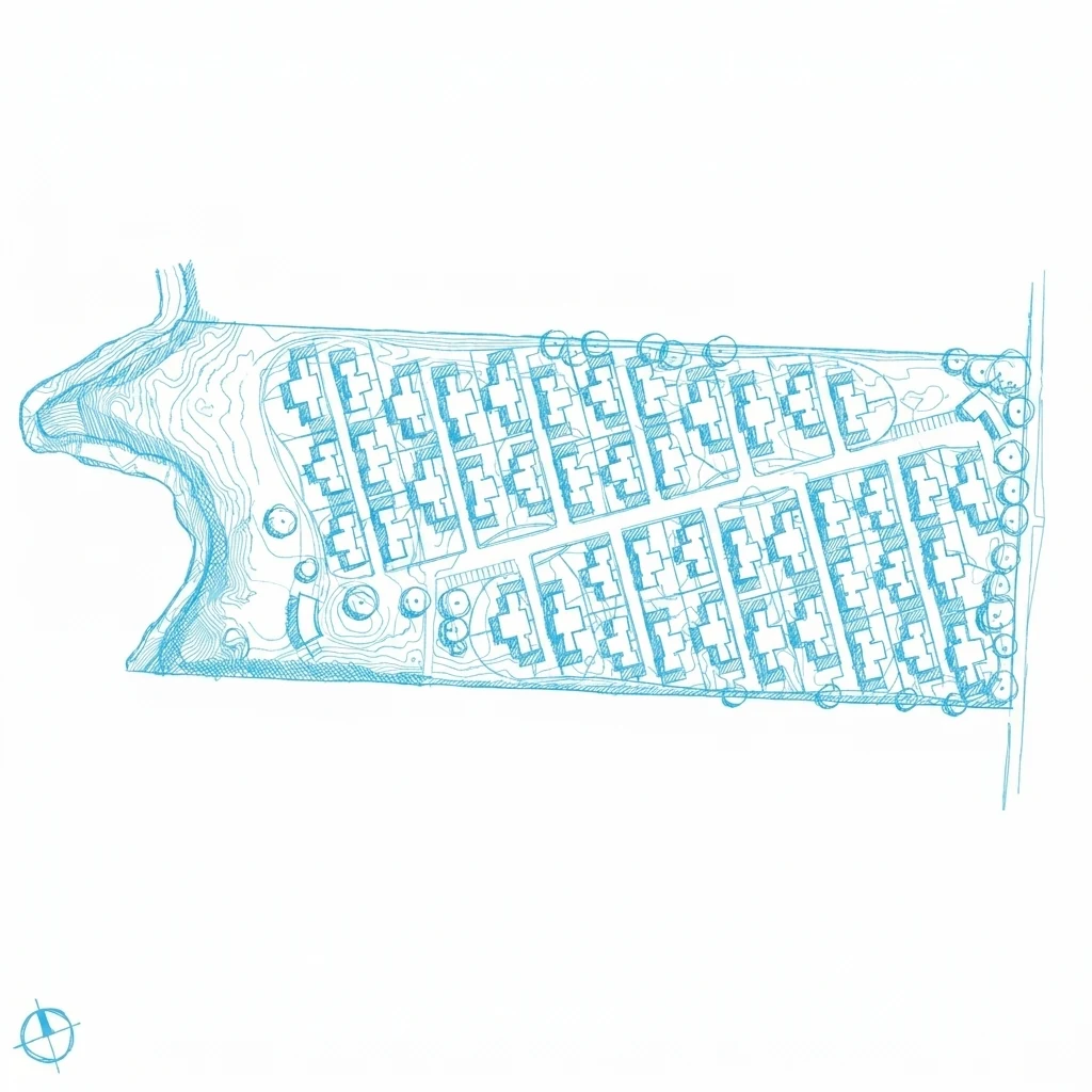 Boceto del urbanismo