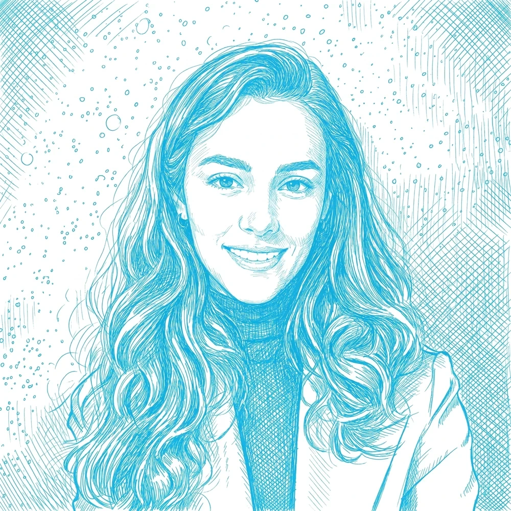 Laura Jején trabajando